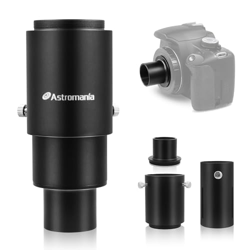 Astromania Erweiterbarer Kamera-Adapter, 3,2 cm, für Prime-Focus oder Okularprojektion, Astrofotografie mit Refraktoren oder Reflektor-Teleskope – Gewinde für Standard 1,25 Zoll Astronomie-Filter von Astromania