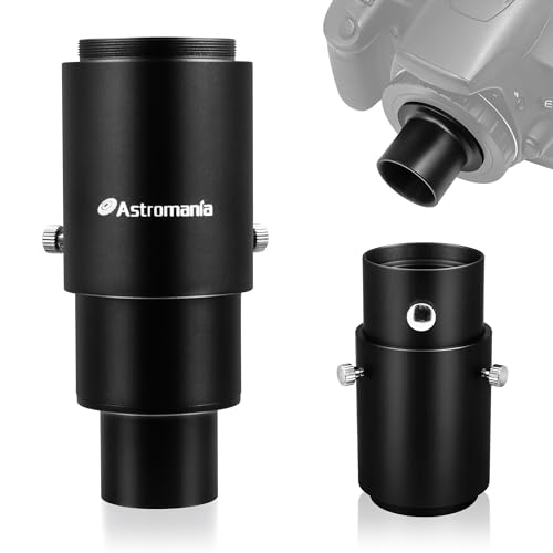 Astromania Erweiterbarer Kamera-Adapter, 3,2 cm, für Prime-Focus oder Okularprojektion, Astrofotografie mit Refraktoren oder Reflektor-Teleskope – Gewinde für Standard 1,25 Zoll Astronomie-Filter von Astromania