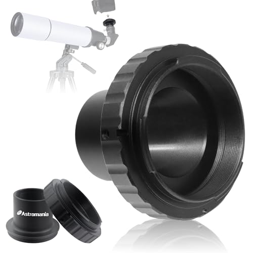 Astromania T-Ring und M42 auf 1,25 Zoll Teleskopadapter (T-Mount) für 42 mm Pentax-k SLR/DSLR Teleskopkameras. (für Kamera K-x, K-r, K-01, K-30, K200D, K2000, K1000, K1000 0D Super, K110D, etc.) von Astromania