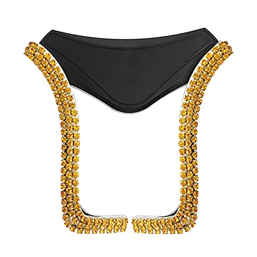 Asudaro Auto Handyhalterung Lüftung, Bling Strass Handyhalter Telefonhalter Basis Kristall U-förmiger Handyhalter Luxuriös Glitzer Kristall Handyhalter Entlüftung Universal Handy Ständer,Gold von Asudaro