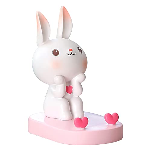 Asudaro Cartoon Telefonständer, Kawaii Telefonständer Schreibtisch Tier Kaninchen Handyständer Halterung Niedliche lustige Häschen-Statuen-Dekorationsverzierung Harz Handyhalter Ständer rosa #B Asudaro Cartoon Telefonständer, Kawaii Telefonständer Schreibtisch Tier Kaninchen Handyständer Halterung Niedliche lustige Häschen-Statuen-Dekorationsverzierung Harz Handyhalter Ständer rosa #B von Asudaro
