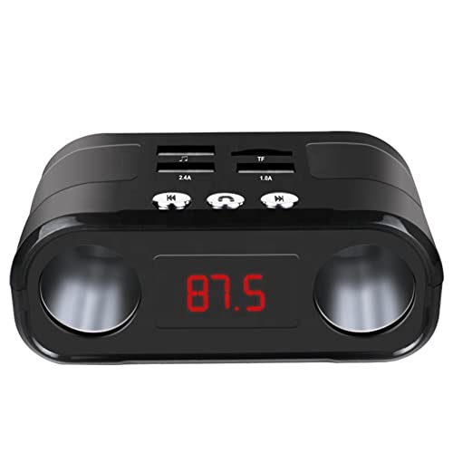 Auto Bluetooth 5.0 Zigarettenanzünder Adapter, Asudaro Auto Bluetooth Empfänger Wireless Radio Adapter USB Ports Ladegerät mit Freisprecheinrichtung KFZ Auto Radio MP3 Player,Schwarz Auto Bluetooth 5.0 Zigarettenanzünder Adapter, Asudaro Auto Bluetooth Empfänger Wireless Radio Adapter USB Ports Ladegerät mit Freisprecheinrichtung KFZ Auto Radio MP3 Player,Schwarz von Asudaro