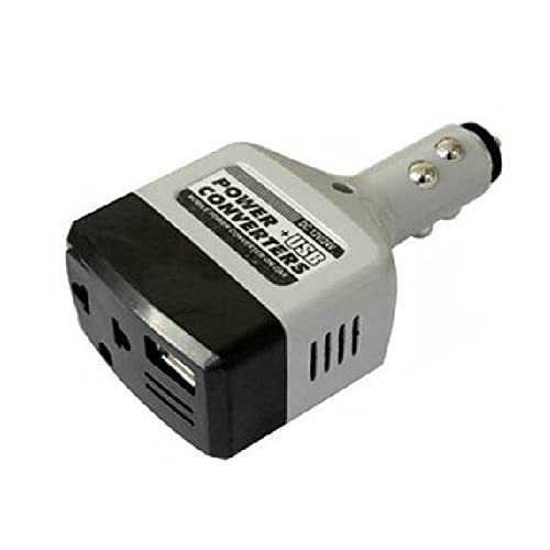 Auto Wechselrichter 12V, Asudaro Auto Spannungswandler Wechselrichter USB-Anschlüssen Zigarettenanzünder-Steckdosenadapter Stecker Autoladegerät für Auto-Strom verwendet Konverter-Ladegerät-Handy von Asudaro