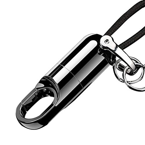 Schlüsselanhänger USB Ladekabe Metall Schlüsselbund Multifunktionaler Auto Schlüsselhalter Männer Metall Schlüsselbund Kompatibel mit Lightning/Android/TYPE-C/Sockel von Asudaro