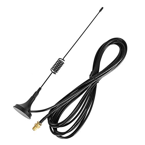 Tragbare Autoradio-Antenne Dualband-Antenne UKW-UHF-Mobilantenne für Auto-Funkantenne Hochverstärkungsantenne mit Magnetfuß, für Auto- und Walkie-Talkies und Radio von Asudaro