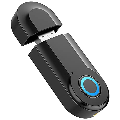 USB-Bluetooth-Sender, Asudaro Bluetooth Adapter Transmitter Stereo-USB-Sender HiFi-Klangqualität Bluetooth 5.0 Wireless Bluetooth Adapter für PC Auto TV CD-Player Heimstereoanlage 3,5-mm-Audiogeräte von Asudaro