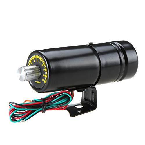 1000-11000 Einstellbare Tachometeranzeige Warnung Schaltlicht LED Lampe Warnung Aluminium Schwarz Für S Auto von Asukohu