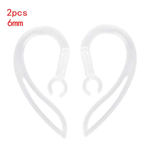 Asukohu 6 mm 360° Ersatz-Kopfhörer, flexibel, Bluetooth-kompatibel, weicher Silikon-Ohrbügel-Clip mit Loch zum Aufhängen Asukohu 6 mm 360° Ersatz-Kopfhörer, flexibel, Bluetooth-kompatibel, weicher Silikon-Ohrbügel-Clip mit Loch zum Aufhängen von Asukohu