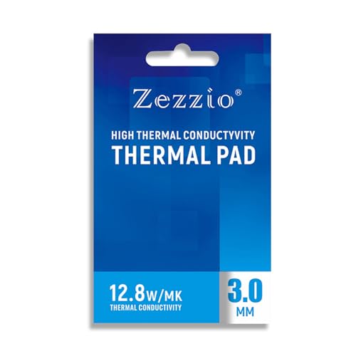 Asukohu Kühlendes Thermo-Pad 12,8 für W 85 x 45 mm, hitzebeständig, leitfähige Silikon-Wärmeleitpads für Laptop, Kühlkörper, GPU, CPU, Grafikkarten-Heizkörper von Asukohu