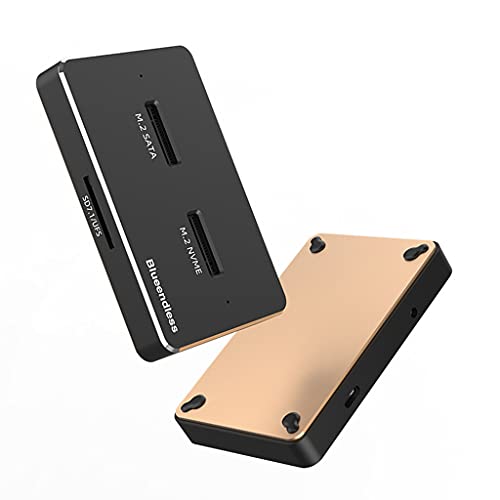 Asukohu M2 Dockingstation USB C SSD für Case NVME HDD SSD Disk Gehäuse für M.2 SSD für Case M.2 Festplattengehäuse von Asukohu