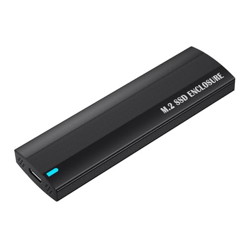 M.2 NVME Gehäusebox, USB 3.1, 10 Gbit/s, NVMe SSD-Gehäuse, NVMe auf USB-Adapter, werkzeuglose Installation, Aluminium, externes SSD-Gehäuse von Asukohu