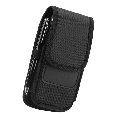 Vertikale Handy-Holster, Nylon-Gürteltasche, Handytasche, Gürtelhalter, Schlaufe, Gürtelhalter, Hüfttasche, Tasche für Camping Vertikale Handy-Holster, Nylon-Gürteltasche, Handytasche, Gürtelhalter, Schlaufe, Gürtelhalter, Hüfttasche, Tasche für Camping von Asukohu