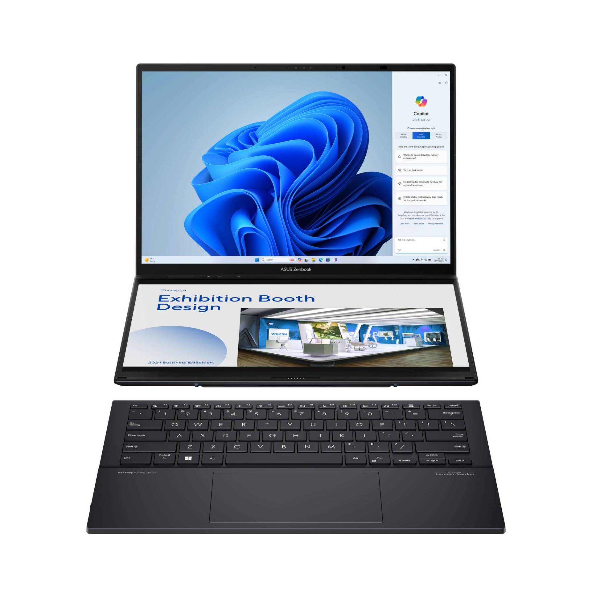 ASUS Zenbook Duo 14 U7-155H 16 1TB UX8406MA-PZ073W W11H ASUS Zenbook Duo 14 U7-155H 16 1TB UX8406MA-PZ073W W11H von Asus Retail