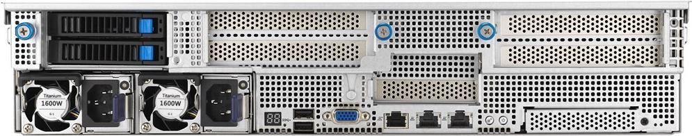 ASUS Barebone Rack Server RS520A-E12-RS12U/1G/1.6kW/12NVMe/FAN/RH/OCP/GPU 2U Single Sockel SP5 (90SF02G1-M002Y0) von Asus
