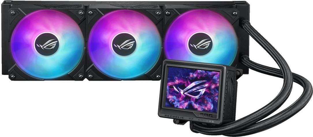ASUS ROG Ryujin III 360 ARGB Extreme - Prozessor-Flüssigkeitskühlsystem - Kühlergröße: 360 mm - (für: LGA115x Socket, LGA1200, LGA1700, LGA1851, AM4, AM5) - Kupfer - 120 mm (90RC0131-M0EAY0) von Asus