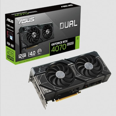 ASUS DUAL GeForce RTX 4070 Super 12GB Grafikkarte von Asus