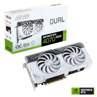 ASUS DUAL GeForce RTX 4070 Super OC WHITE 12GB Grafikkarte von Asus