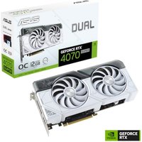 ASUS DUAL GeForce RTX 4070 Super OC WHITE 12GB Grafikkarte von Asus