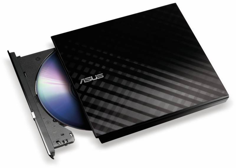 ASUS DVD-Brenner SDRW-08D2S-U Lite, portable, USB, schwarz von Asus