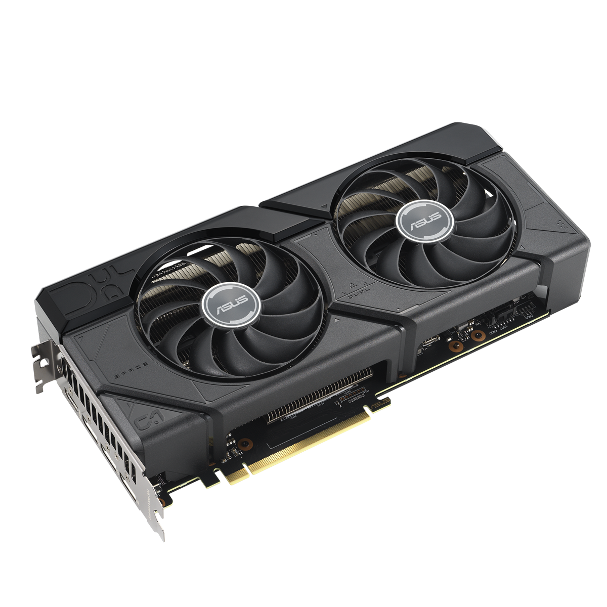 ASUS Dual Radeon RX 7600 XT OC Grafikkarte - 16GB GDDR6, 1x HDMI, 3x DP von Asus