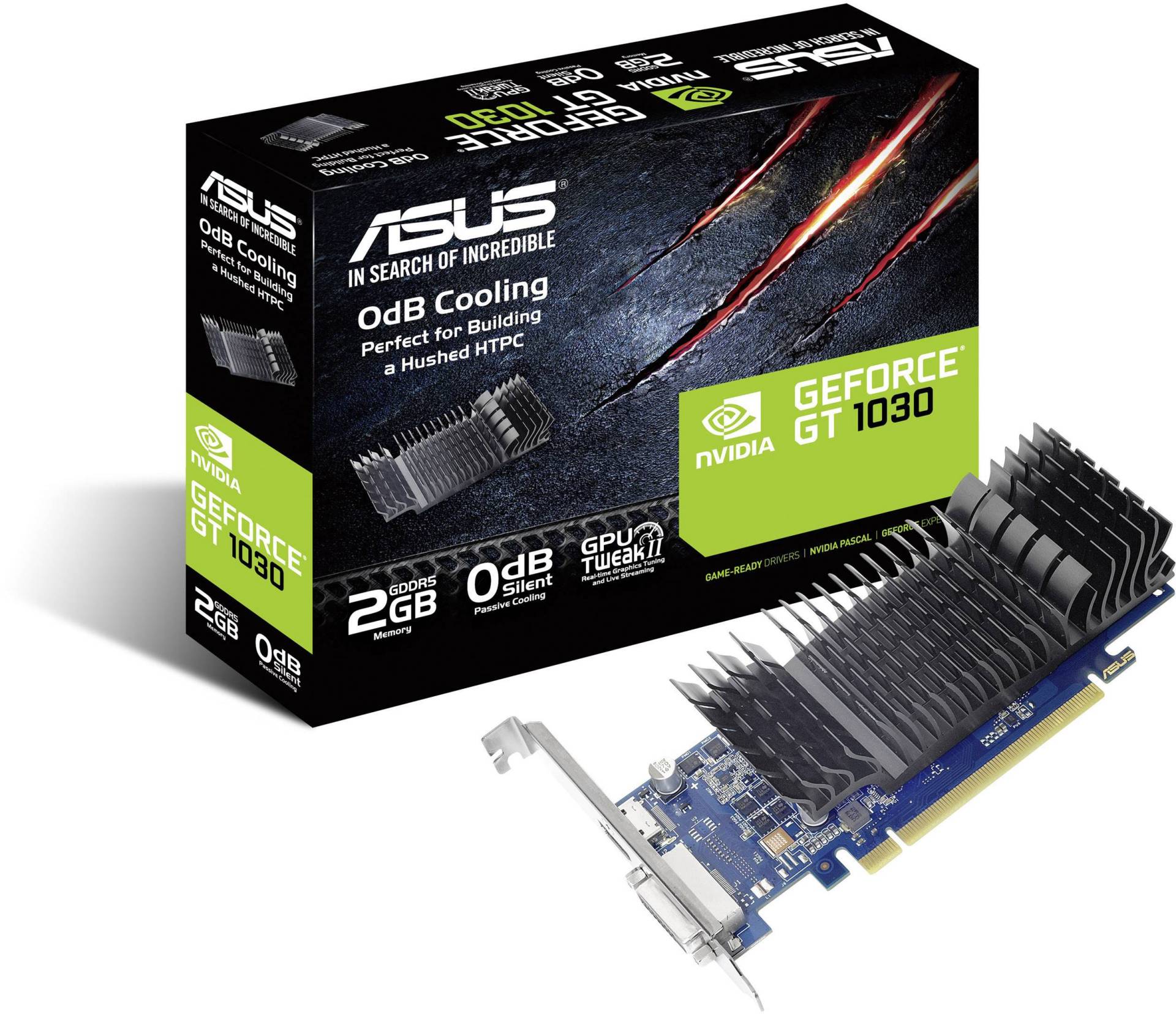 ASUS GT1030-SL-2G-BRK 2GB GDDR5 HDMI DVI-D LP ASUS GT1030-SL-2G-BRK 2GB GDDR5 HDMI DVI-D LP von Asus