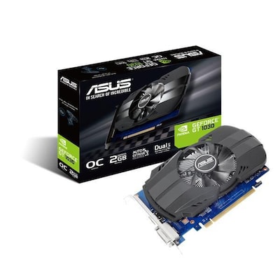 ASUS GeForce GT 1030 Phoenix OC 2GB PCIe 3.0 Grafikkarte GDDR5 DVI/HDMI von Asus