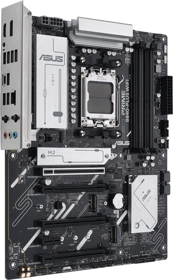 ASUS MB ASUS AMD AM5 PRIME B840-PLUS WIFI - AMD Sockel AM5 (Ryzen Zen4) - ATX (90MB1IZ0-M0EAY0) von Asus