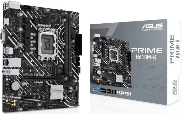 ASUS MB ASUS PRIME H610M-K (Intel,1700,DDR5,mATX) (90MB1GA0-M0EAY0) von Asus