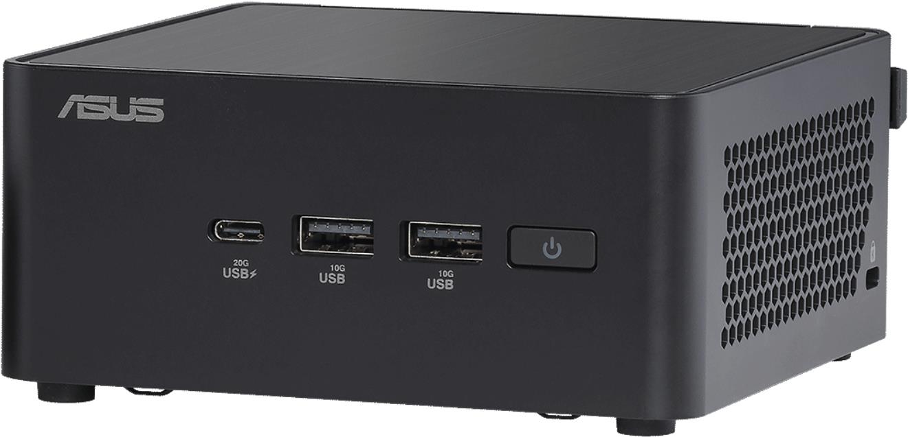 ASUS NUC 14 Pro+ RNUC14RVHV700002I - Barebone - Mini-PC - 1 x Core Ultra 7 165H / 1,4 GHz - vPro - RAM 0GB - Intel Arc Graphics - Wi-Fi 6E, Bluetooth 5,3 - WLAN: 802,11a/b/g/n/ac/ax (Wi-Fi 6E), Bluetooth 5,3 - Schwarz (90AR0072-M00280) von Asus