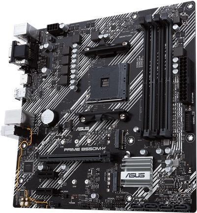 ASUS PRIME B550M-K - Motherboard - micro ATX - Socket AM4 - AMD B550 - USB 3.2 Gen 1, USB 3.2 Gen 2 - Gigabit LAN - Onboard-Grafik (CPU erforderlich) - HD Audio (8-Kanal) (90MB14V0-M0EAY0) von Asus