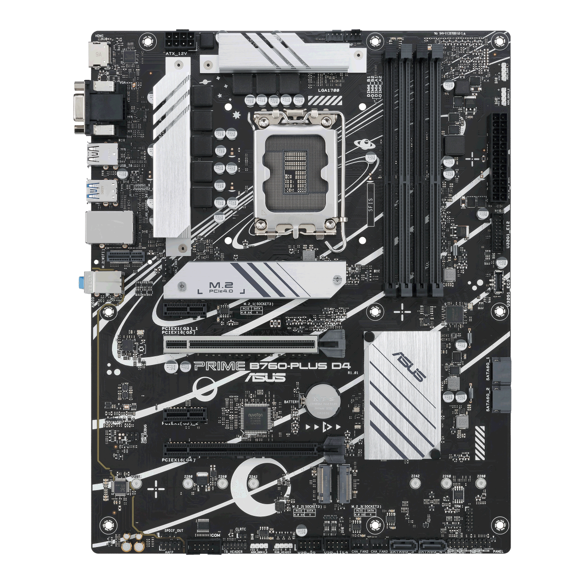 ASUS PRIME B760-PLUS D4 Mainboard Sockel 1700 von Asus