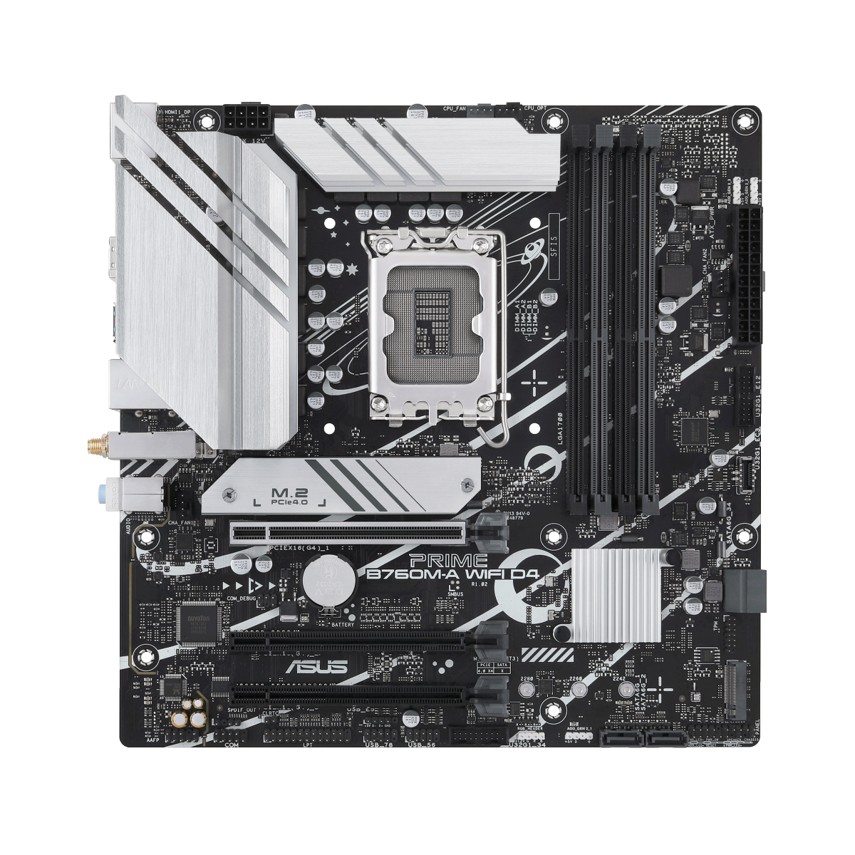 ASUS PRIME B760M-A WIFI D4 Mainboard Sockel 1700 von Asus