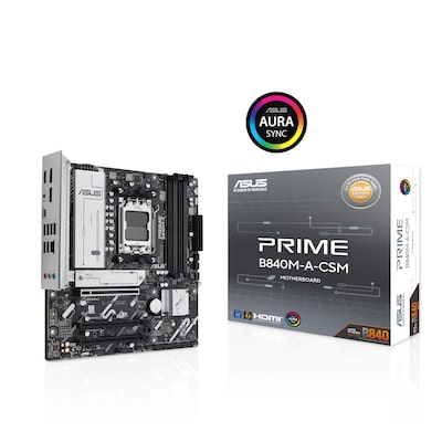 ASUS PRIME B840M-A-CSM mATX Mainboard Sockel AM5 DP/HDMI/USB-C von Asus
