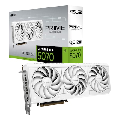 ASUS PRIME GeForce RTX 5070 OC Edition White 12GB DDR7, 1xHDMI, 3xDP ASUS PRIME GeForce RTX 5070 OC Edition White 12GB DDR7, 1xHDMI, 3xDP von Asus