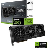 ASUS PRIME GeForce RTX 5080 O16G Grafikkarte 16GB GDDR7, 2xHDMI, 3xDP ASUS PRIME GeForce RTX 5080 O16G Grafikkarte 16GB GDDR7, 2xHDMI, 3xDP von Asus