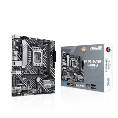 ASUS PRIME H610M-A-CSM mATX Mainboard Sockel 1700 HDMI/DP/VGA von Asus