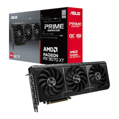 ASUS PRIME Radeon RX 9070 XT OC Edition 16GB DDR6, HDMI/DP ASUS PRIME Radeon RX 9070 XT OC Edition 16GB DDR6, HDMI/DP von Asus