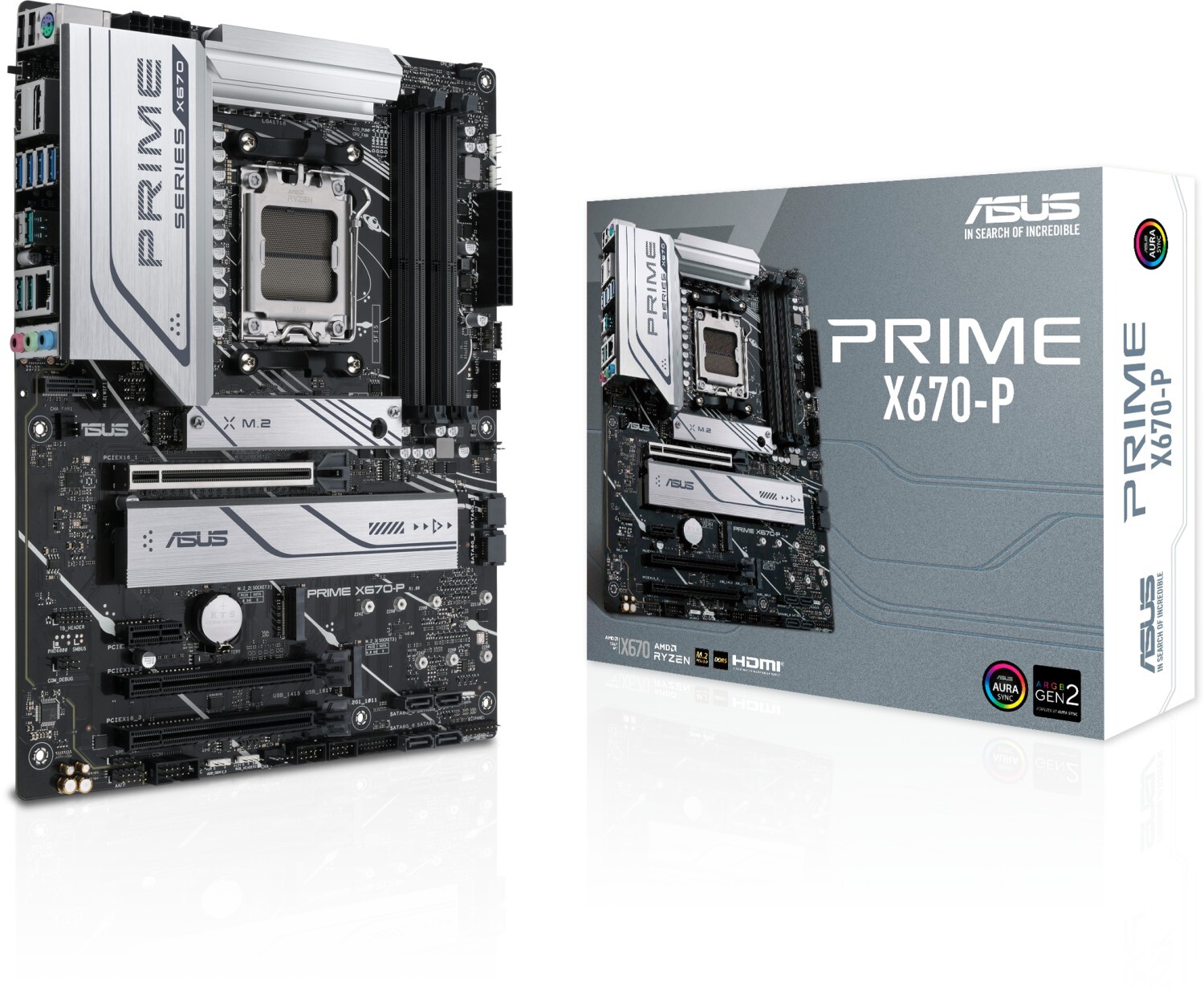 ASUS PRIME X670-P Mainboard Sockel AM5 von Asus