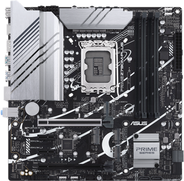 ASUS PRIME Z790M-PLUS - Intel - LGA 1700 - Intel® Celeron® - Intel® Core i3 - Intel® Core i5 - Intel® Core i7 - Intel® Core i9,... - DDR5-SDRAM - 128 GB - DIMM (90MB1E70-M0EAY0) von Asus