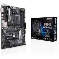 ASUS Prime B450-Plus ATX Mainboard Sockel AM4 M.2/USB3.1/HDMI/DVI von Asus