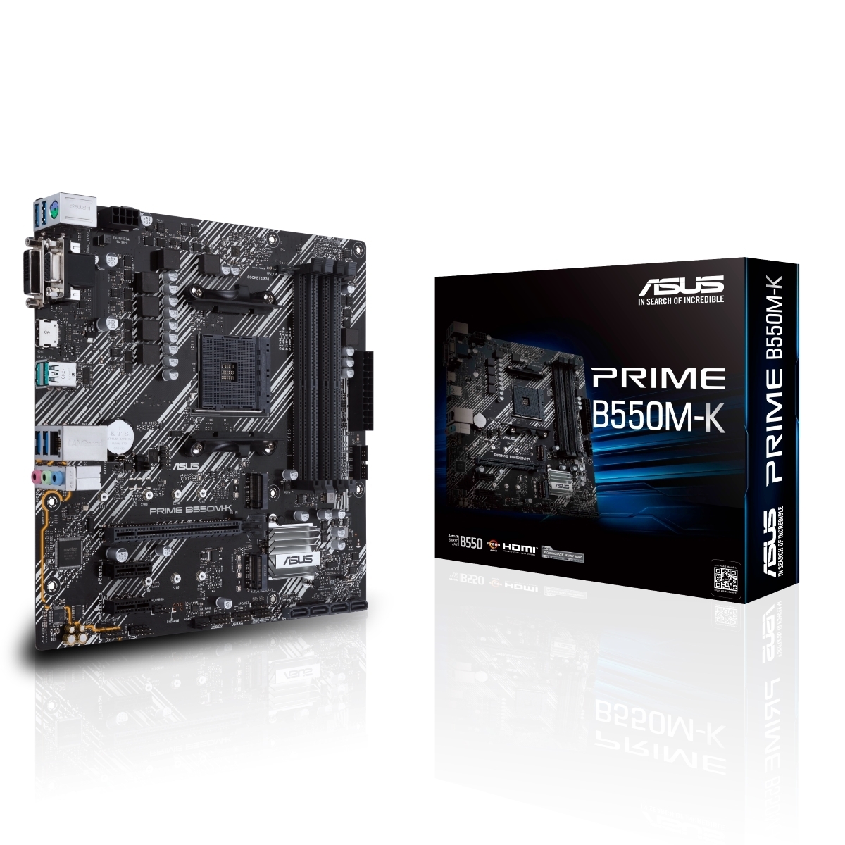 ASUS Prime B550M-K Gaming Mainboard Sockel AM4 von Asus