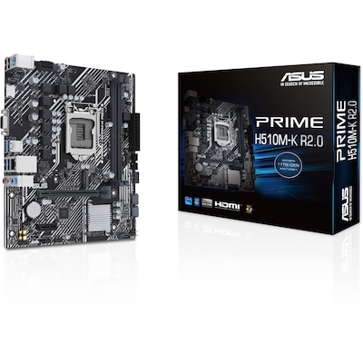 ASUS Prime H510M-K R2.0 mATX Mainboard Sockel 1200 M.2/USB3.2/HDMI/VGA von Asus