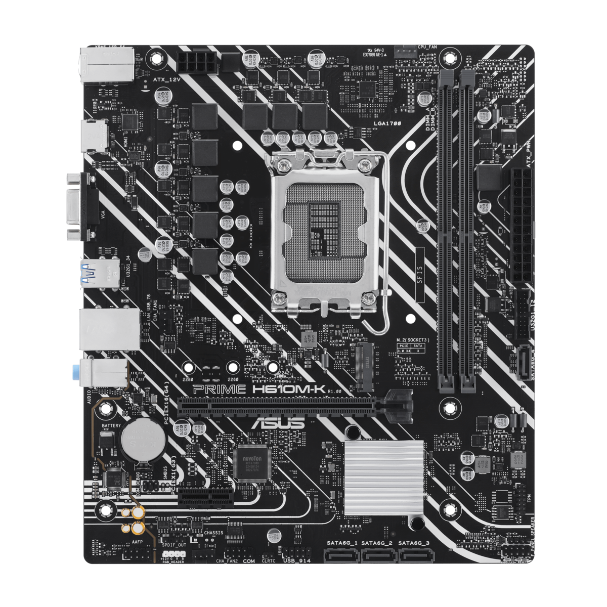 ASUS Prime H610M-K D4 ARGB Mainboard ASUS Prime H610M-K D4 ARGB Mainboard von Asus