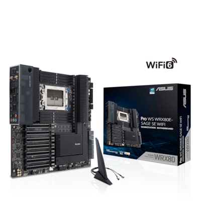 ASUS Pro WS WRX80E-SAGE SE WIFI II Workstation Mainboard Sockel WRX8 USB 3.2(C) von Asus