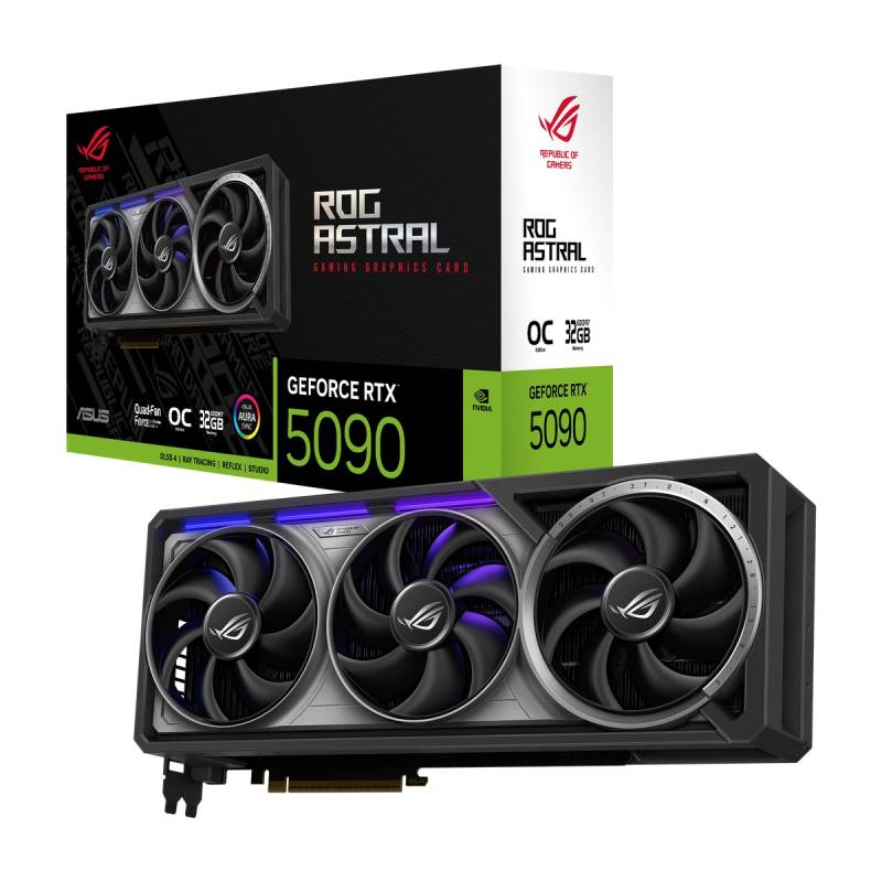 ASUS ROG Astral GeForce RTX 5090 OC - 32GB GDDR7, 2x HDMI, 3x DP von Asus