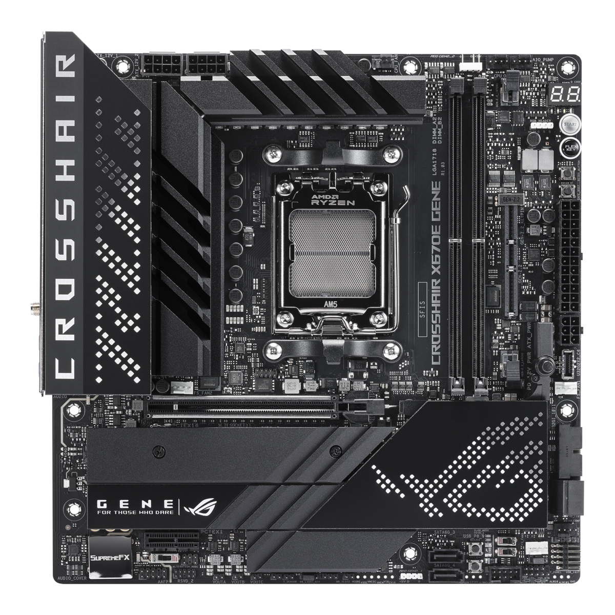 ASUS ROG CROSSHAIR X670E GENE Mainboard Sockel AM5 von Asus