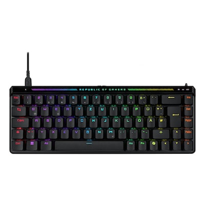 ASUS ROG Falchion Ace HFX Schwarz - Analoge Gaming Tastatur 65%, Rapid Trigger Toggle, Speed Tap Mode, Touch-Panel, 8000 Hz ASUS ROG Falchion Ace HFX Schwarz - Analoge Gaming Tastatur 65%, Rapid Trigger Toggle, Speed Tap Mode, Touch-Panel, 8000 Hz von Asus