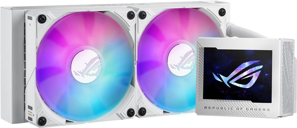 ASUS ROG RYUJIN III 240 ARGB - White Edition - Prozessor-Flüssigkeitskühlsystem - Kühlergröße: 240 mm - (für: AM4, LGA1200, LGA1700, AM5, LGA115x Socket) - Kupfer - 120 mm (90RC00K2-M0UAY0) von Asus