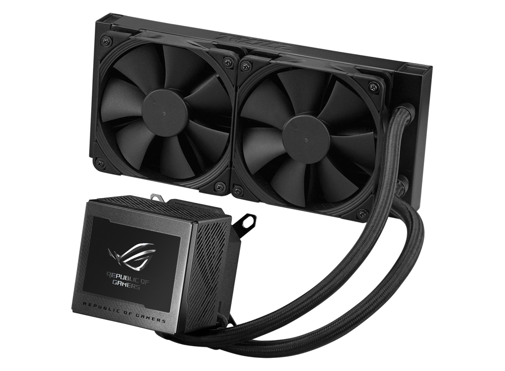 ASUS ROG RYUJIN III 240 - Prozessor-Flüssigkeitskühlsystem - mit LCD-Display - (für: AM4, LGA1200, LGA1700, AM5, LGA115x Socket) - Kupfer - 120 mm (90RC00K0-M0UAY0) von Asus
