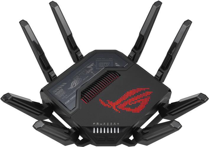 ASUS ROG Rapture GT-BE98 WLAN-Router 10 Gigabit Ethernet Quad-band (2.4 GHz / 5 GHz-1 / 5 GHz-2 / 6 GHz) Schwarz (90IG08F0-MO9A0V) von Asus